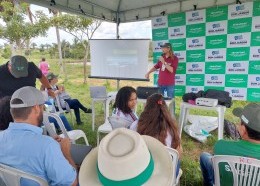 Engenheiro Fernando Bergmann fala em Dia de Campo sobre ações da Sagrima na aquicultura